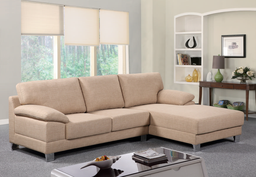 Empire Chaise Suite RHF Linen